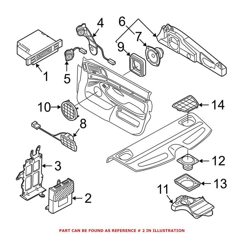 BMW Amplifier (DSP) (Uncoded) 65126940977